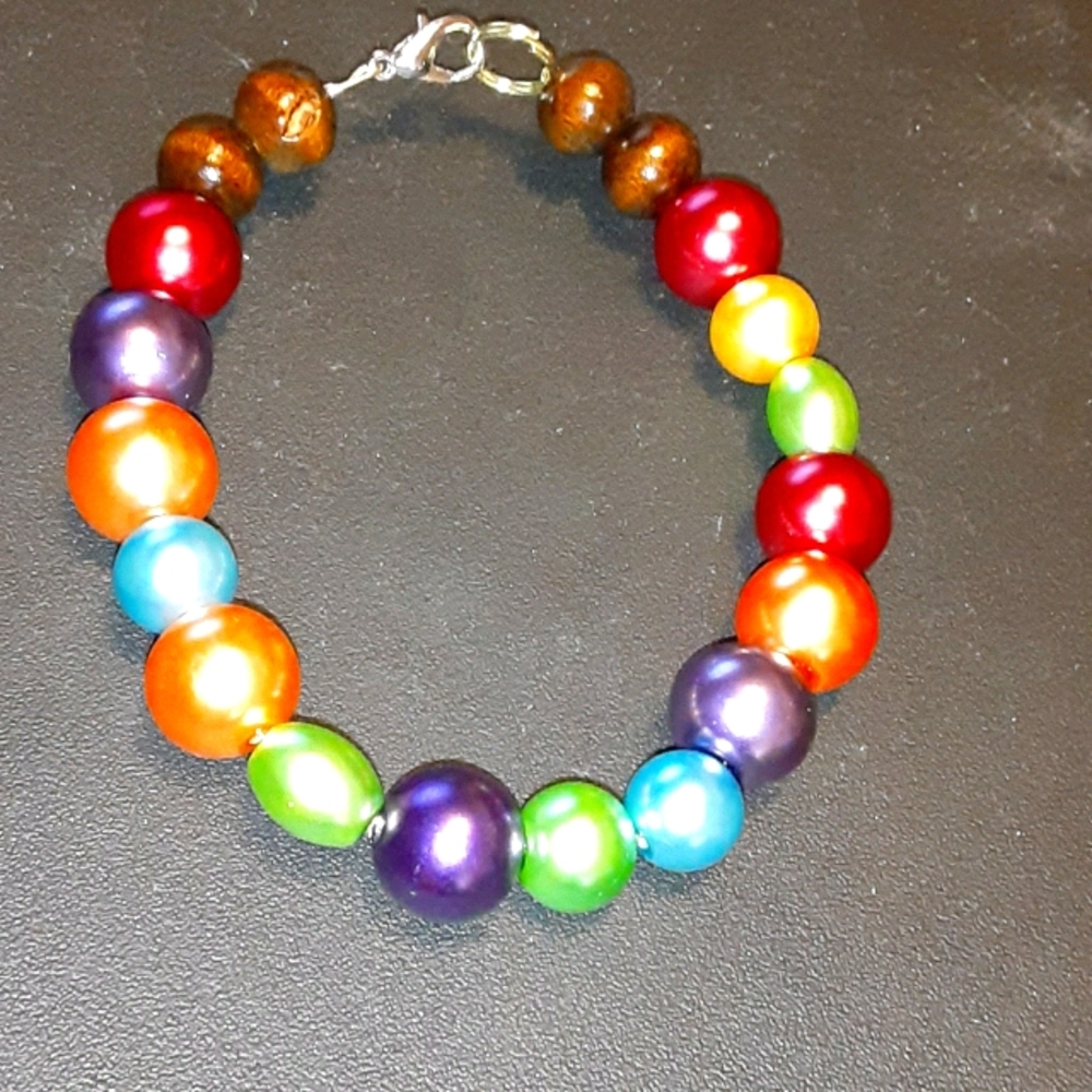 Unisex pearl beads